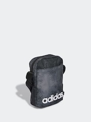 adidas Grey Linear Camo Graphic Print Organizer Bag - Image 3 of 6