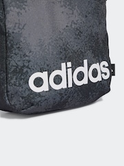 adidas Grey Linear Camo Graphic Print Organizer Bag - Image 5 of 6