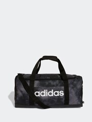 adidas Grey Linear Camo Graphic Medium Duffle - Image 1 of 5