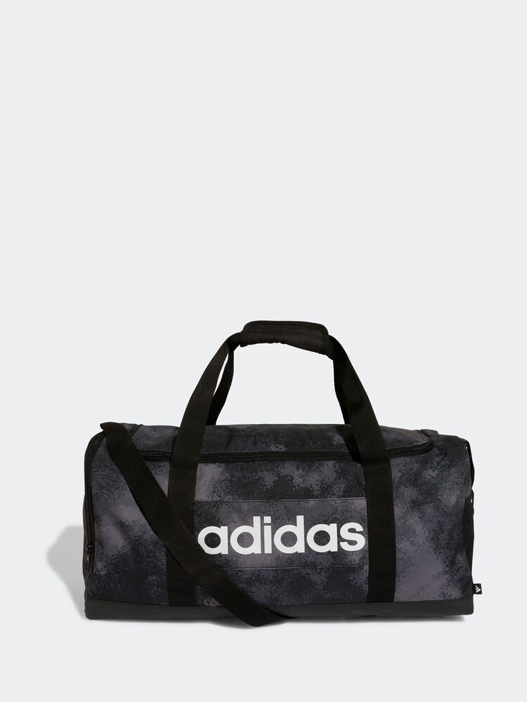 adidas Grey Linear Camo Graphic Medium Duffle - Image 1 of 5