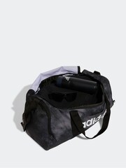 adidas Grey Linear Camo Graphic Medium Duffle - Image 3 of 5