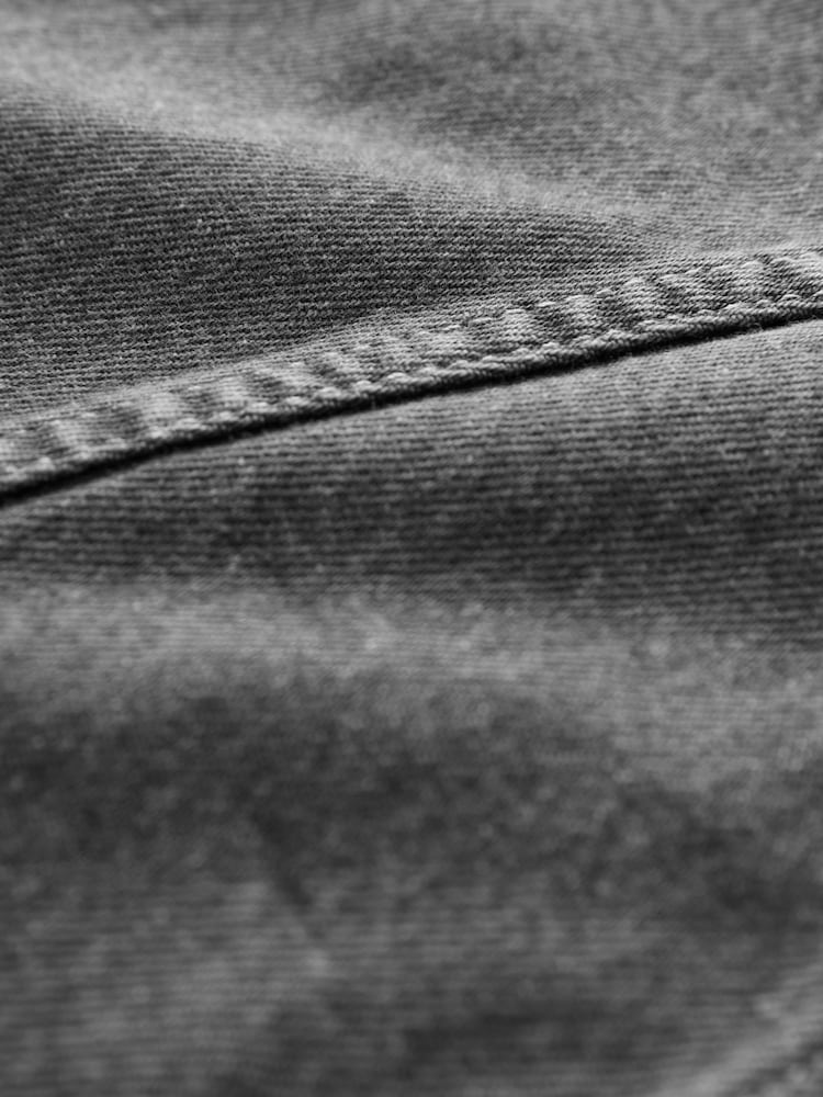 Gris - 100% Cotton Micro Mini Denim Skirt - Imagen 9 de 9