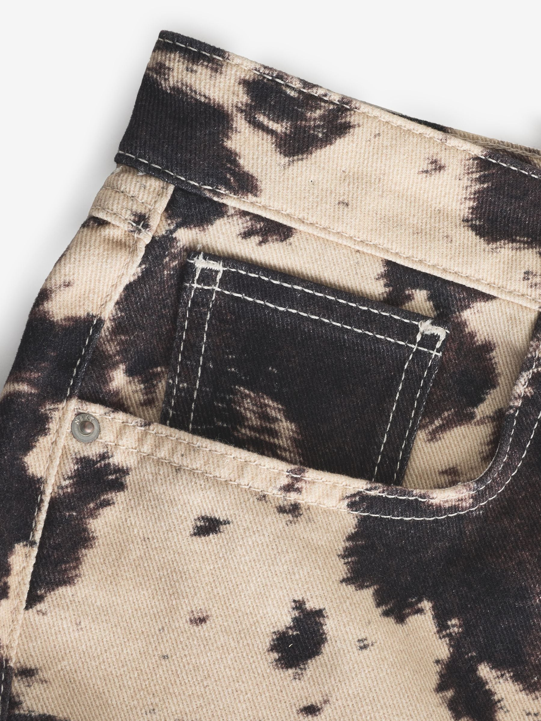 Buy Cow Print 100% Cotton Straight Leg Jeans from Next USA