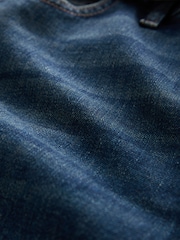 Tinted Blue Wide Leg Belted Jeans - Image 8 of 8