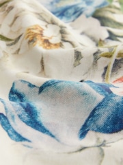 Floral Printed 100% Cotton Boho Straight Leg Jeans - Image 7 of 8