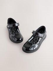 Black Patent Bow Mary Jane School Shoes - Image 1 of 5