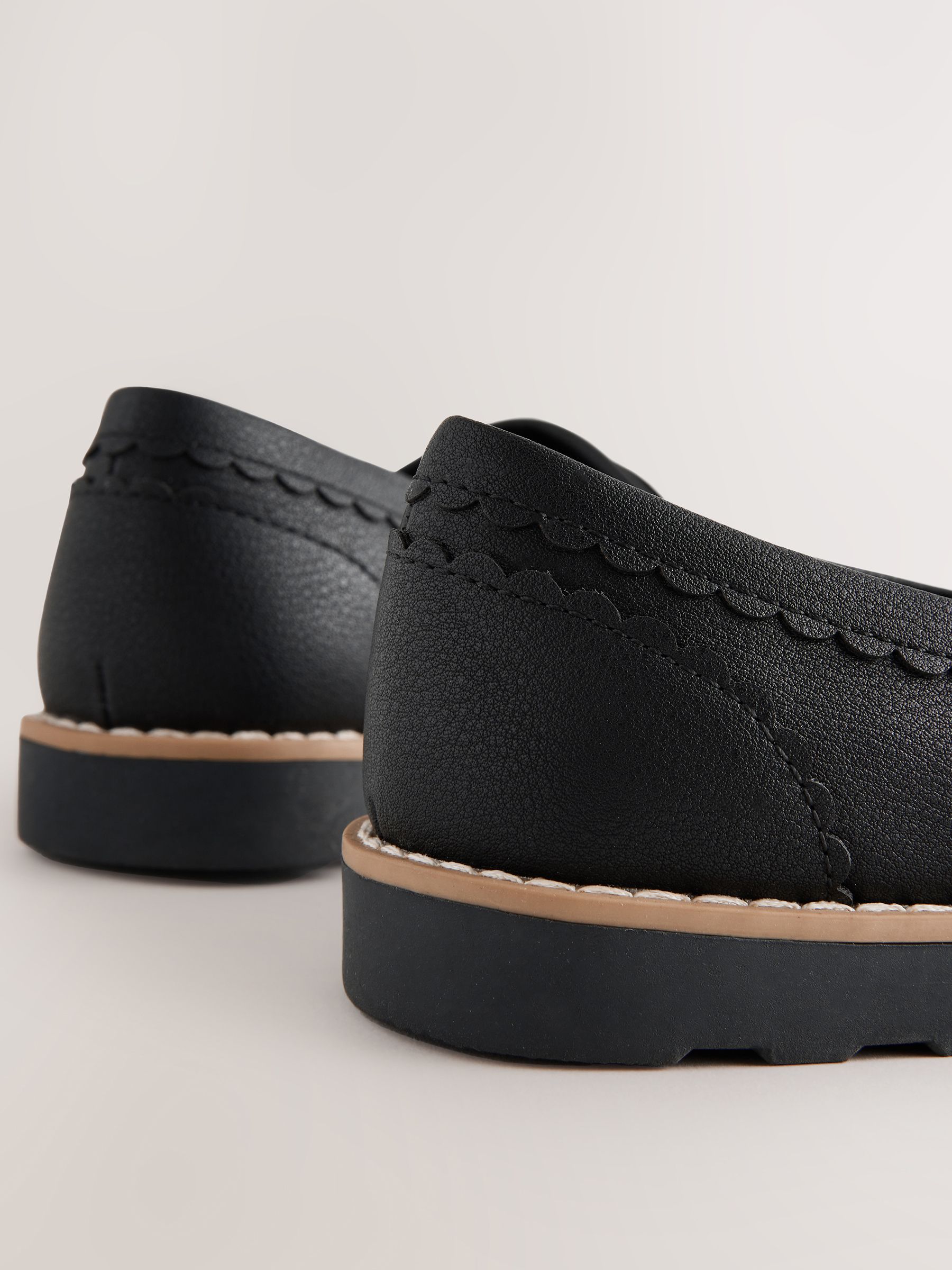 Next Narrow Buy Black Narrow Fit (E) School Loafers from the Next UK online shop