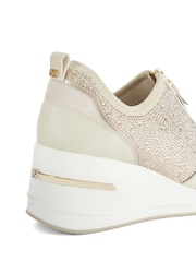 Dune London Natural Elsha Trainers - Image 6 of 6