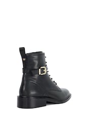 Dune London Black Puckles Ankle Boots - Image 4 of 6
