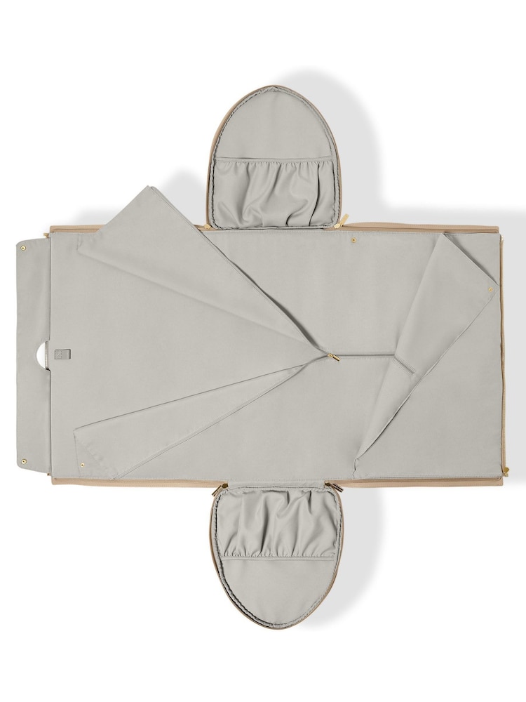 Katie Loxton Natural Fold Out Garment Weekend Bag - Image 4 of 4