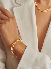 Katie Loxton Gold Tone Mila Link Bracelet - Image 1 of 3