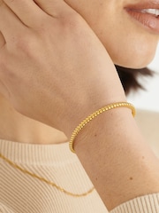 Katie Loxton Gold Tone Celine Rope Bangle - Image 1 of 4