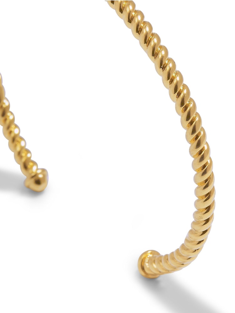 Katie Loxton Gold Tone Celine Rope Bangle - Image 4 of 4