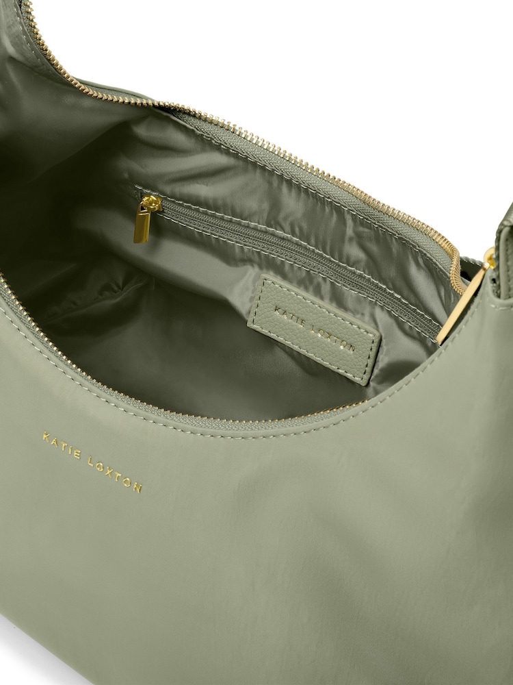 Katie Loxton Green Nylon Lux Sling Bag - Image 2 of 4