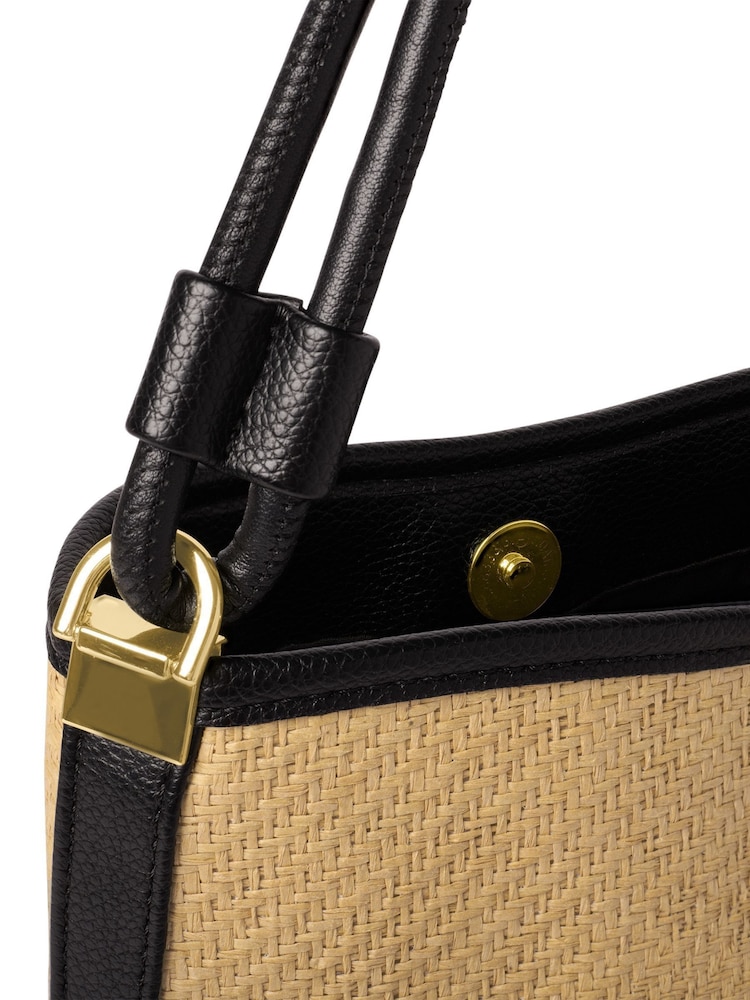Katie Loxton Natural Riviera Raffia Bucket Bag - Image 2 of 4