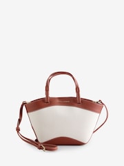 Katie Loxton Natural Siena Canvas Mini Tote Bag - Image 1 of 4
