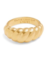 Katie Loxton Gold Tone Harper Twist Ring - Image 1 of 2