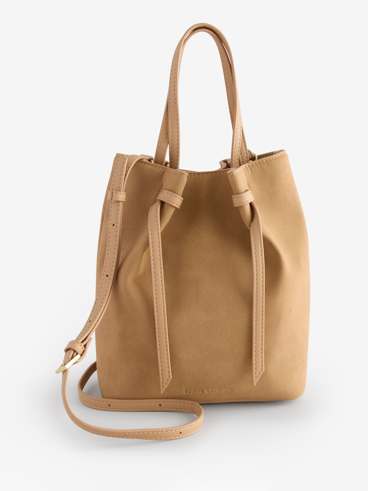 Katie Loxton Brown Celina Suedette Bucket Bag - Image 2 of 5