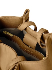 Katie Loxton Brown Celina Suedette Bucket Bag - Image 3 of 5