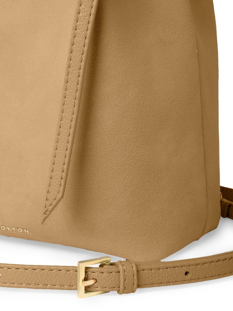 Katie Loxton Brown Celina Suedette Bucket Bag - Image 5 of 5