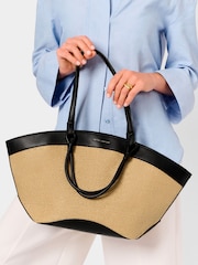 Katie Loxton Black Siena Canvas Tote Bag - Image 1 of 4