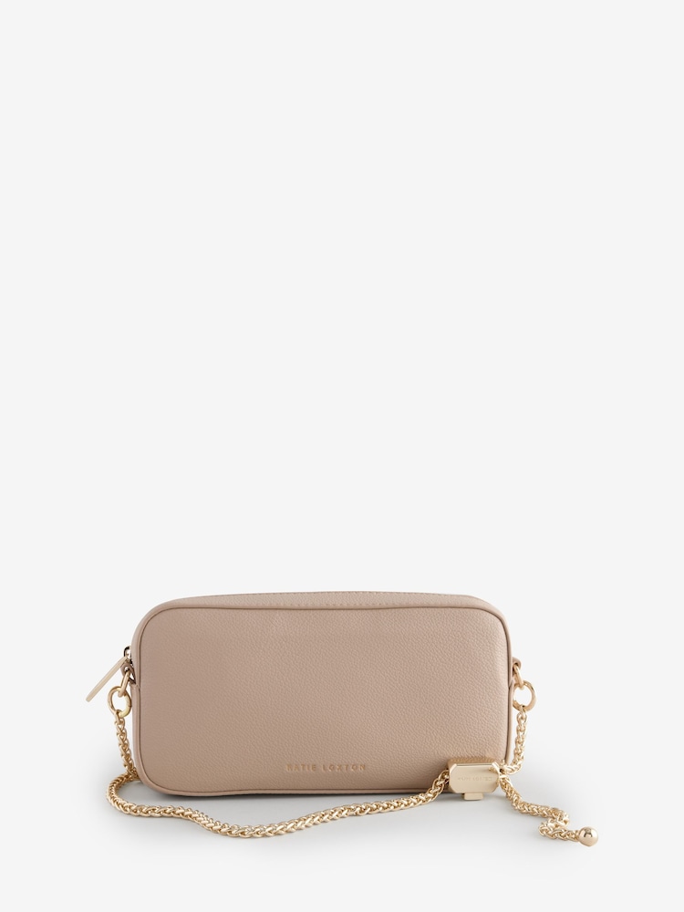 Katie Loxton Natural Remi Slider Chain Crossbody Bag - Image 2 of 5 Katie Loxton Natural Remi Slider Chain Crossbody Bag - Image 2 of 5
