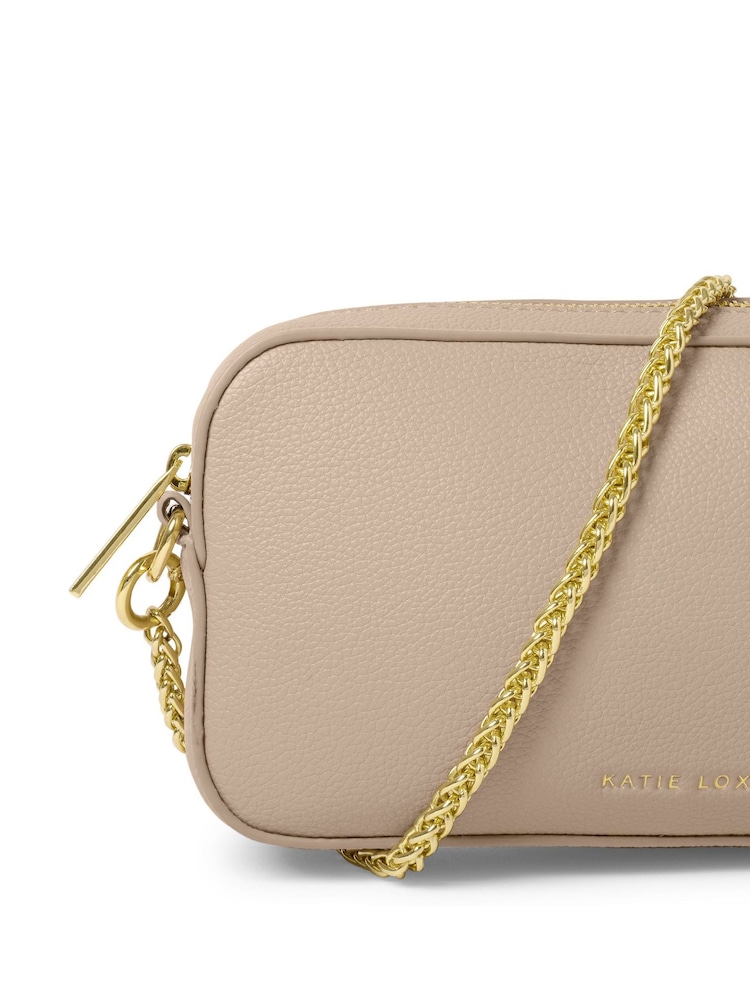 Katie Loxton Natural Remi Slider Chain Crossbody Bag - Image 5 of 5 Katie Loxton Natural Remi Slider Chain Crossbody Bag - Image 5 of 5
