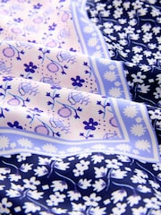Cath Kidston Purple Mystery Floral Sleeveless Satin A Line Dress - Image 7 of 9