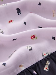 Cath Kidston Lilac Purple Lady Luck Viscose Tea Dress - Image 7 of 10