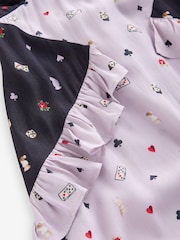 Cath Kidston Lilac Purple Lady Luck Viscose Tea Dress - Image 9 of 10