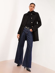 Lipsy Black Dolly Coat - Image 3 of 4
