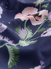 Cath Kidston Black Navy Peony Deck Mesh Dress - Image 2 of 3