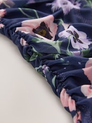 Cath Kidston Black Navy Peony Deck Mesh Dress - Image 3 of 3