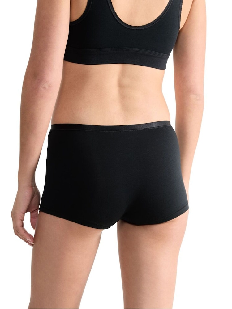Schwarz - Sloggi Go Daily Cotton Highwaist Knickers 3 Pack - Bild 2 von 6