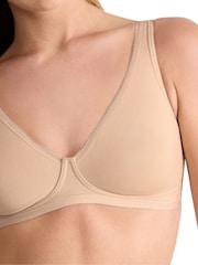 Sloggi Basic+ Soft Nude Bra - Image 4 of 5