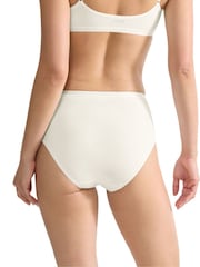 Sloggi GO Daily Cotton Highwaist White Knickers 3 Pack - Image 2 of 9