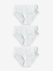 Sloggi GO Daily Cotton Highwaist White Knickers 3 Pack - Image 6 of 9