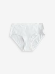 Sloggi GO Daily Cotton Highwaist White Knickers 3 Pack - Image 8 of 9