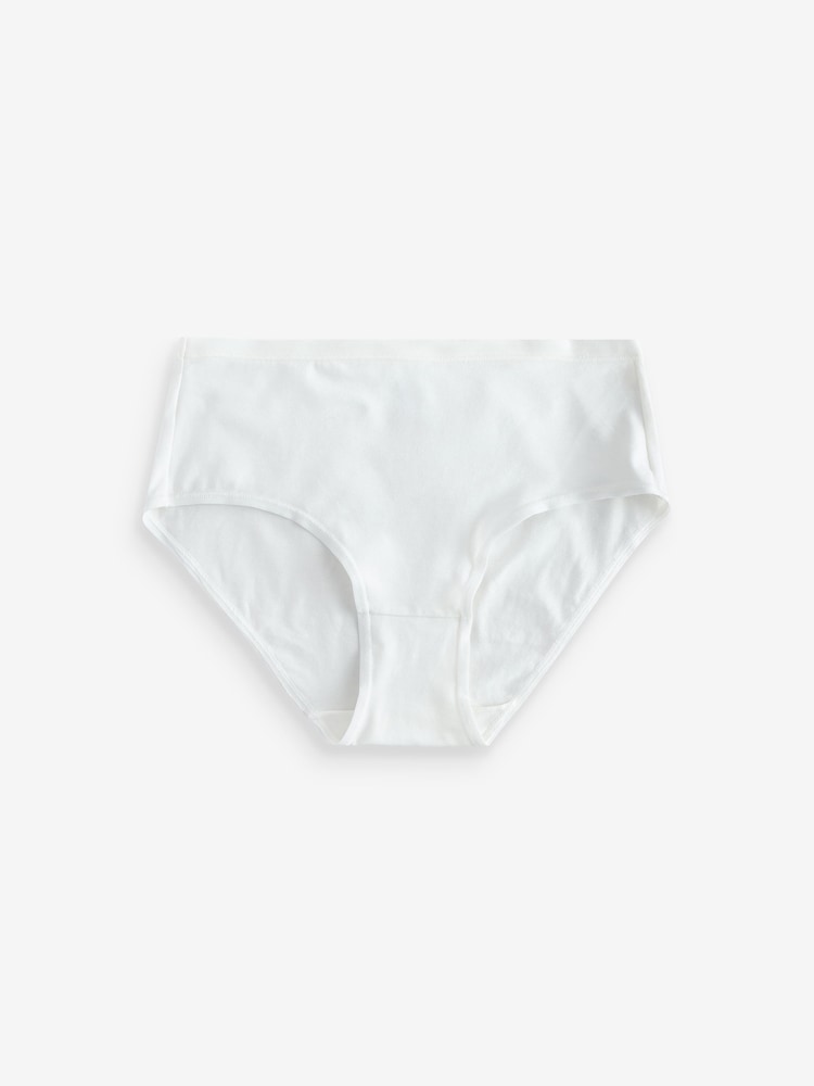 Sloggi GO Daily Cotton Highwaist White Knickers 3 Pack - Image 9 of 9