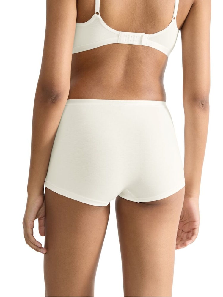 Sloggi Go Daily Cotton White Shorts 3 Pack - Image 2 of 5