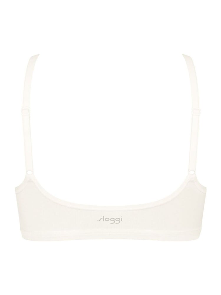 Sloggi GO Daily Cotton Highwaist White Bras 3 Pack - Image 6 of 6