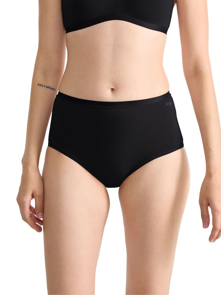 Sloggi Go Daily Cotton Highwaist Knickers 3 Pack - Image 1 of 6