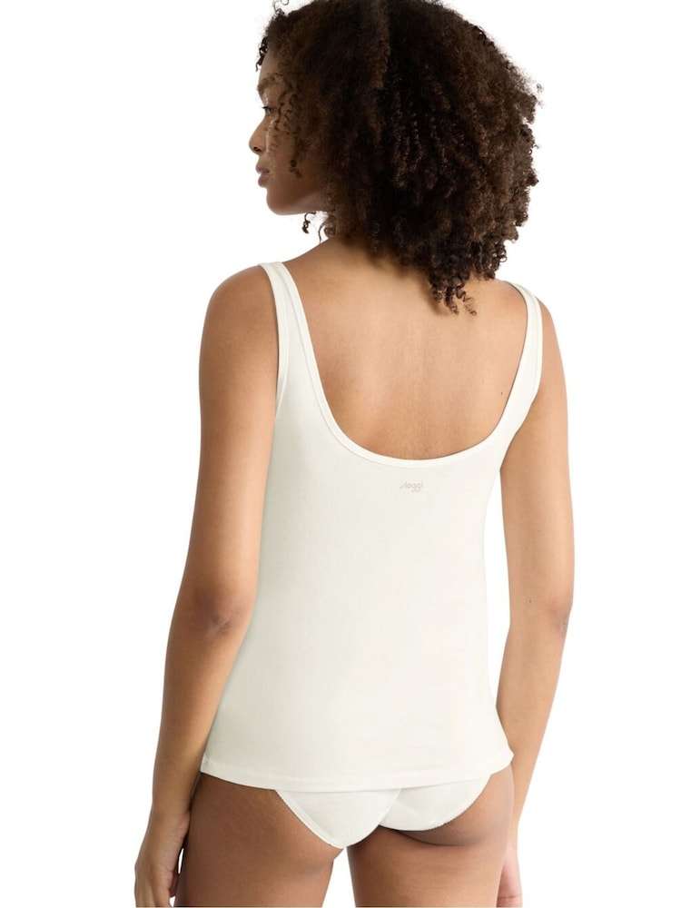 Sloggi Ever Ease White Tank Top - Image 2 of 7
