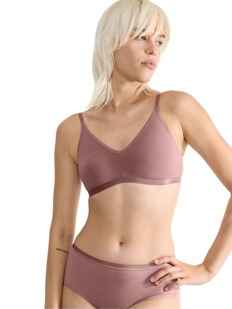 Sloggi Go Daily Cotton Highwaist Black Bras 3 Pack - Image 1 of 5