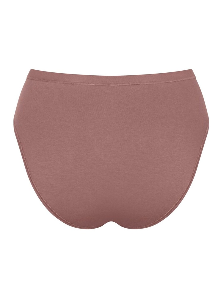 Marrón/dorado - Sloggi Go Daily Cotton Altowaist Beige Briefs - Imagen 6 de 6