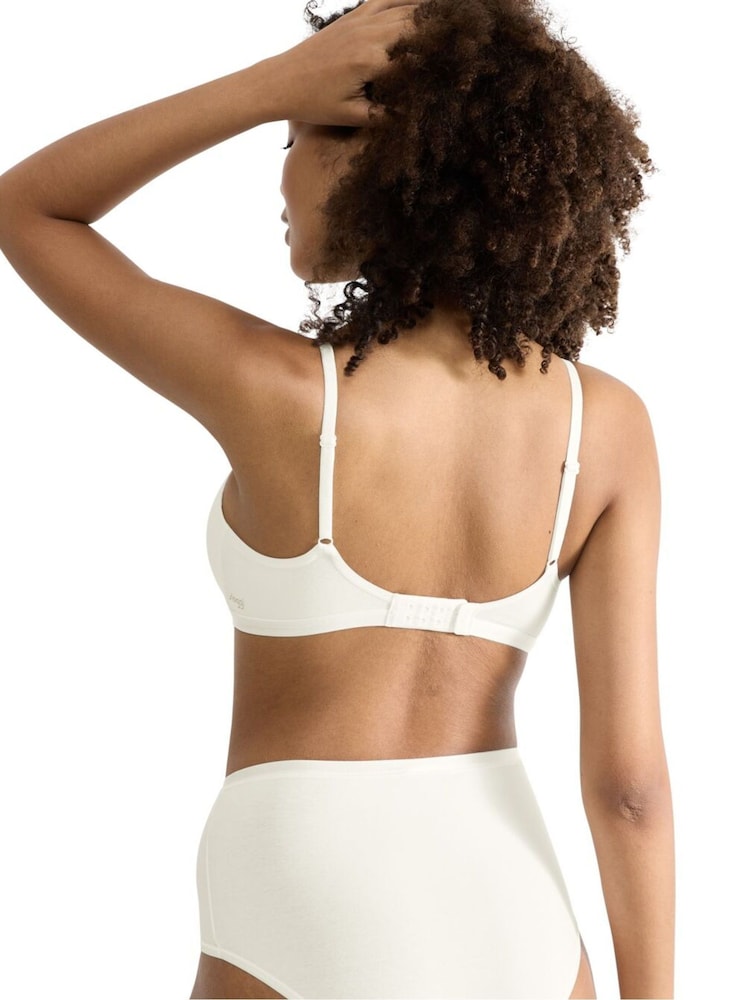 Sloggi Go Daily Cotton Highwaist Black Bras 3 Pack - Image 2 of 6