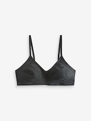 Sloggi Go Daily Cotton Highwaist Black Bras 3 Pack - Image 6 of 6