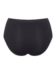 Sloggi Go Daily Cotton Highwaist Black Knickers 3 Pack - Image 6 of 6