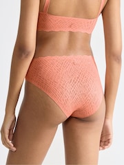 Sloggi Orange Zero Feel Bliss High leg Briefs - Image 2 of 6