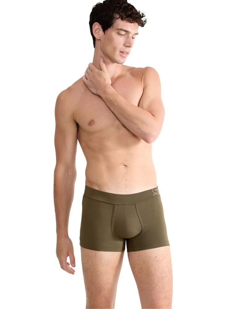 Braun/Creme - Sloggi SLG Boxershorts für Herren - Bild 1 von 5